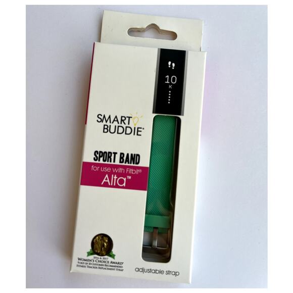 Smart Buddie Sport Band Green Fitbit Alta New - Picture 2 of 6